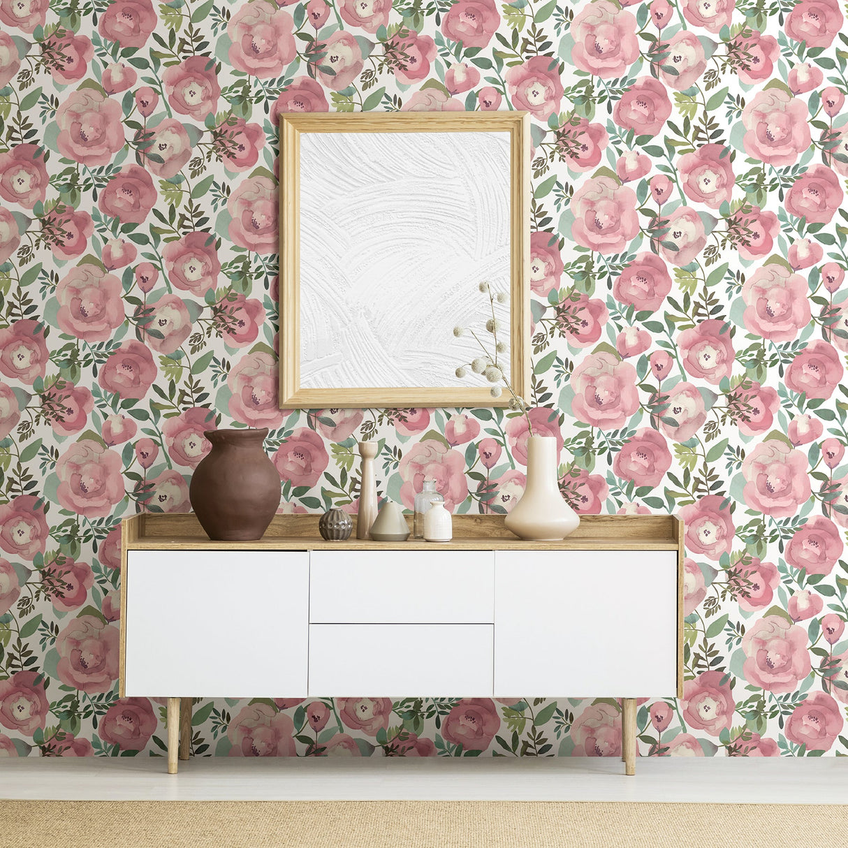 A-Street Prints 2903-25839 Orla Pink Floral Wallpaper