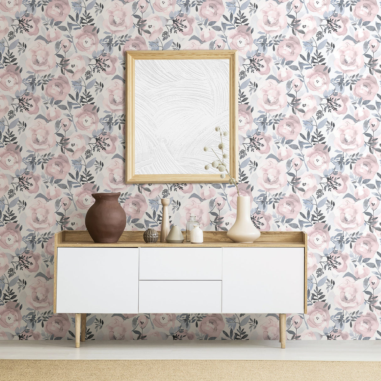 A-Street Prints 2903-25840 Orla Purple Floral Wallpaper