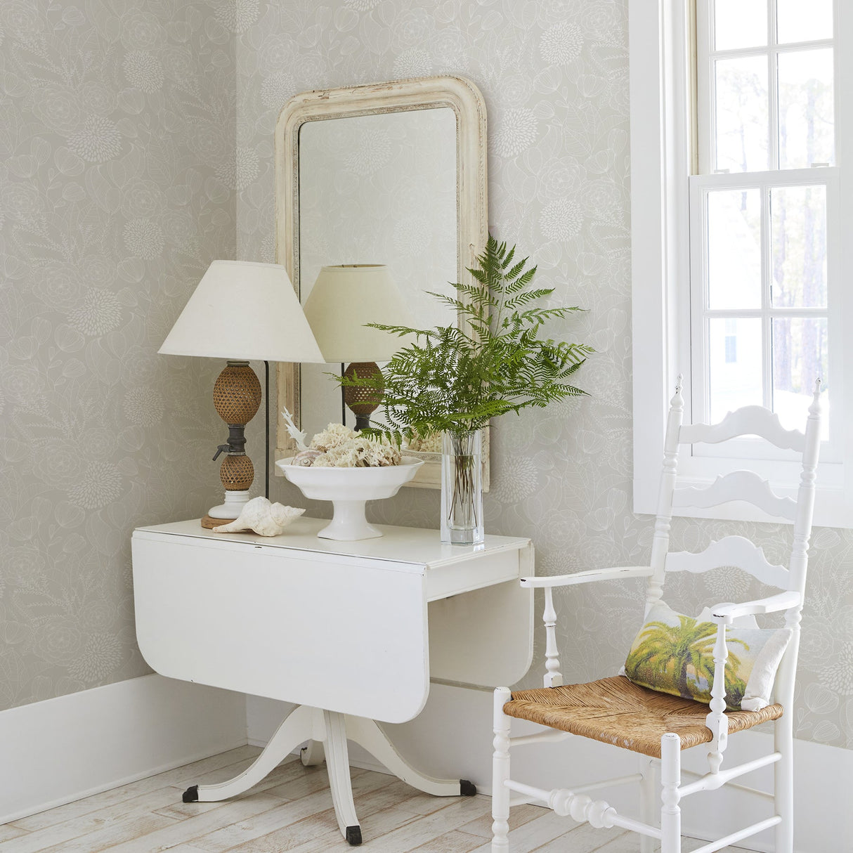 A-Street Prints 2903-25858 Alannah Bone Botanical Wallpaper