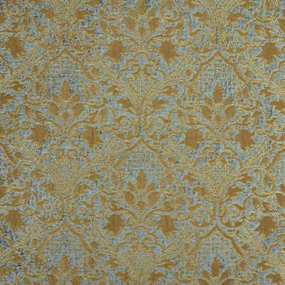 KRAVET COUTURE 29035.415.0 THE GOLD STANDARD AQUA Fabric - Eade's Wallpaper