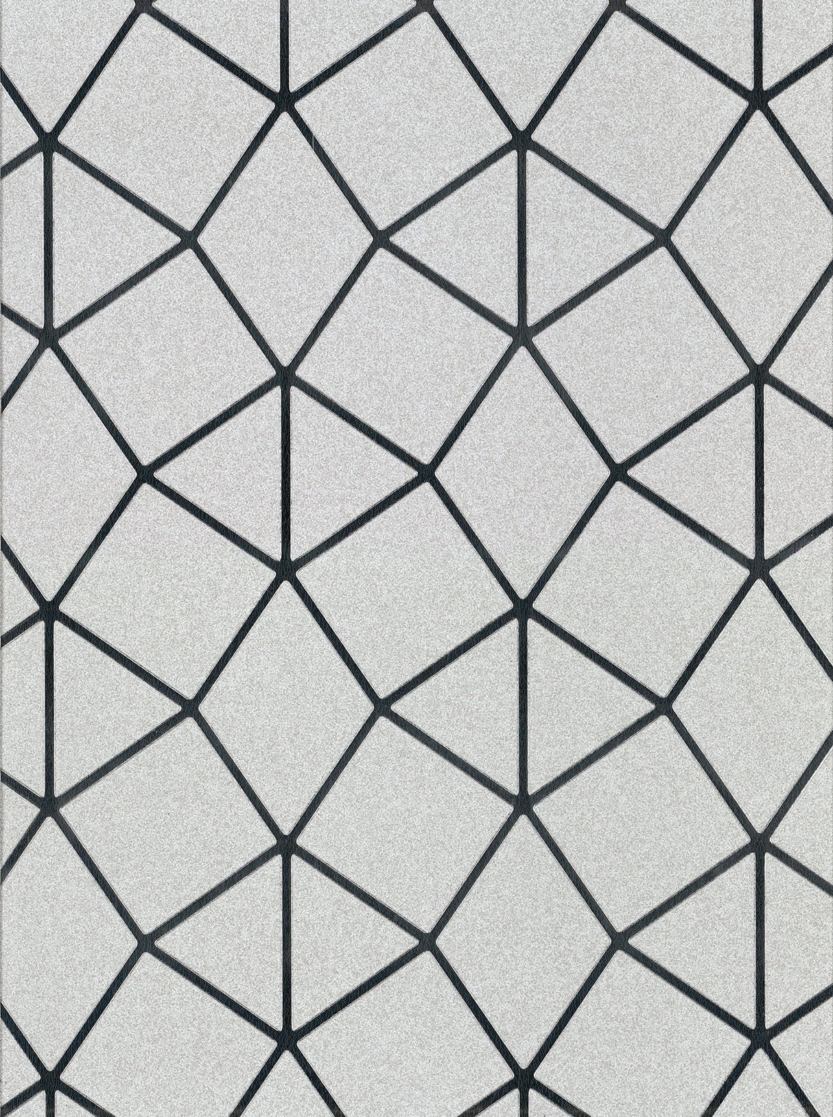 Brewster 2904-42489 Albion Silver Geometric Wallpaper