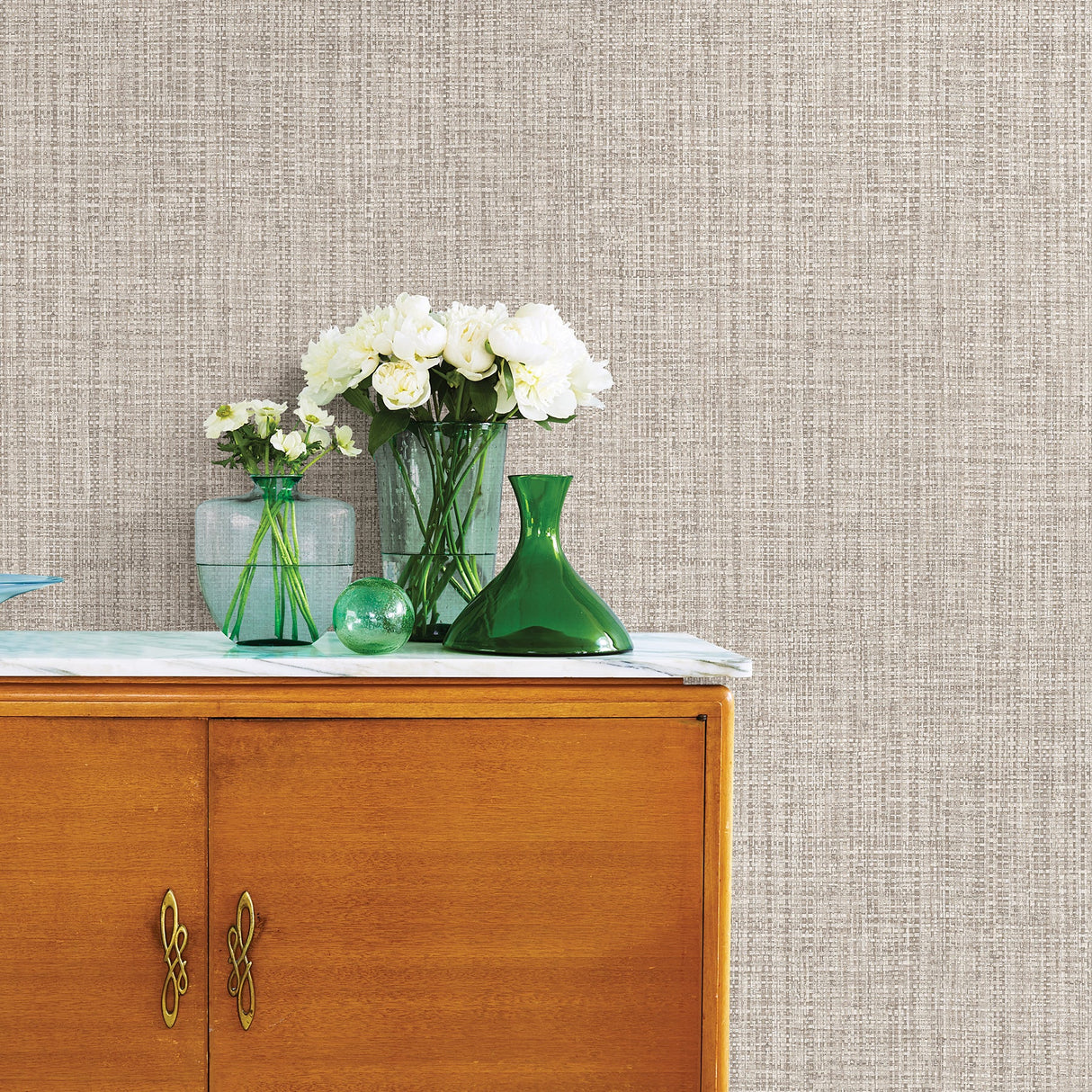 A-Street Prints 2908-24942 Rattan Off-White Woven Wallpaper