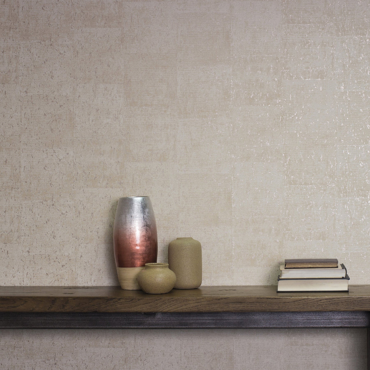 A-Street Prints 2908-24947 Millau Cream Faux Concrete Wallpaper