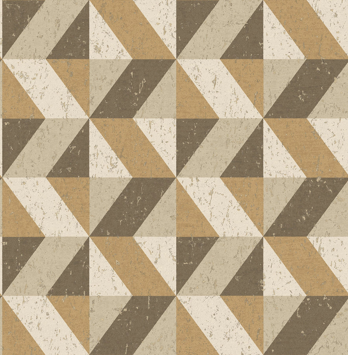 A-Street Prints 2908-25315 Cerium Light Brown Concrete Geometric Wallpaper