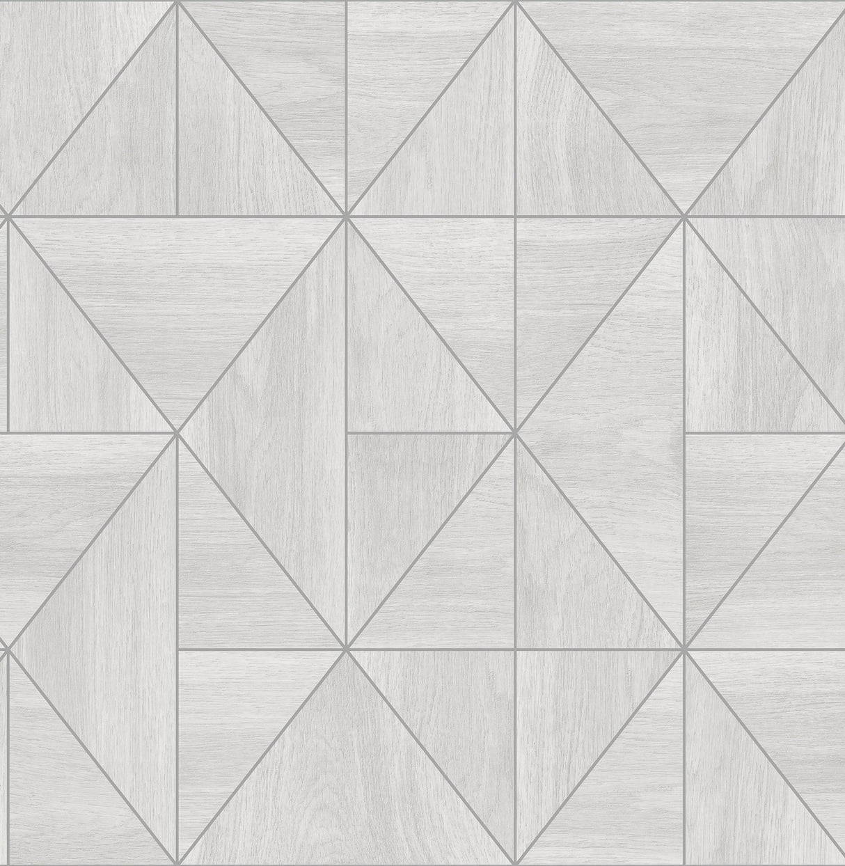 A-Street Prints 2908-25320 Cheverny Light Grey Geometric Wood Wallpaper