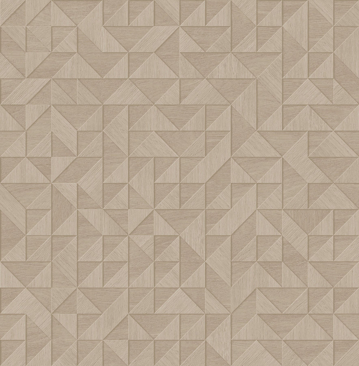 A-Street Prints 2908-25328 Gallerie Beige Geometric Wood Wallpaper