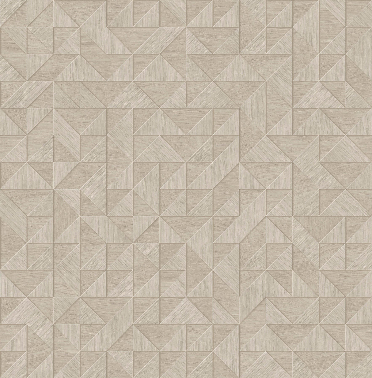 A-Street Prints 2908-25329 Gallerie Cream Geometric Wood Wallpaper