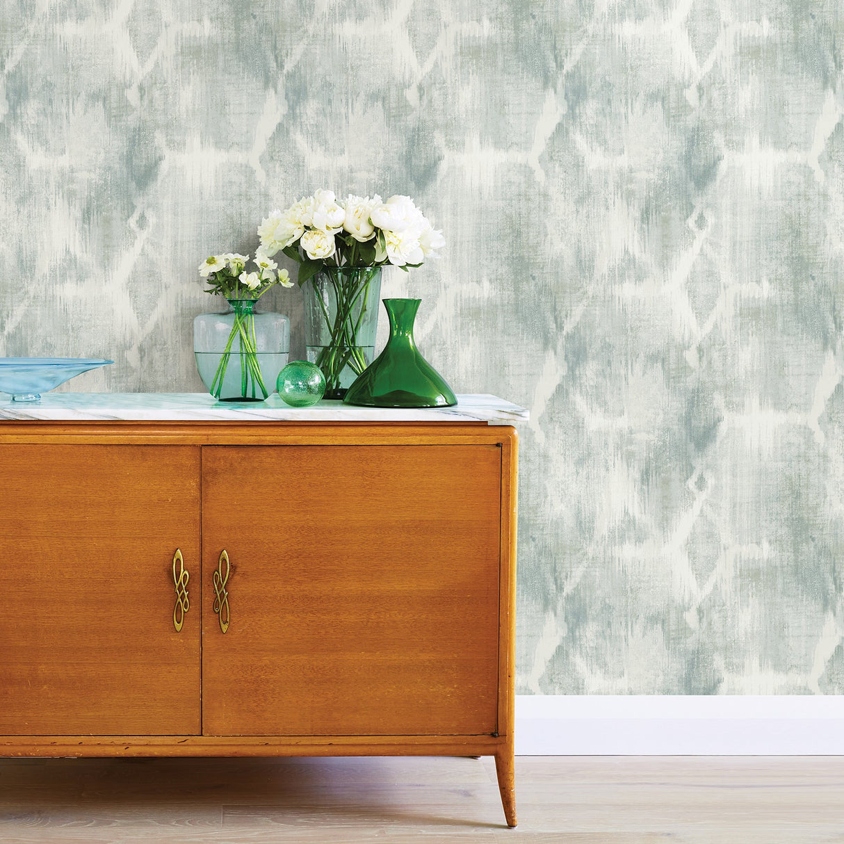 A-Street Prints 2908-87109 Perspective Sage Abstract Geometric Wallpaper