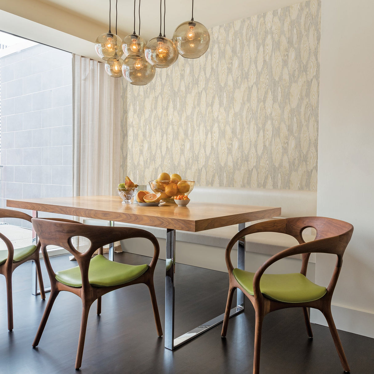 A-Street Prints 2908-87116 Monolith Light Yellow Abstract Wood Wallpaper