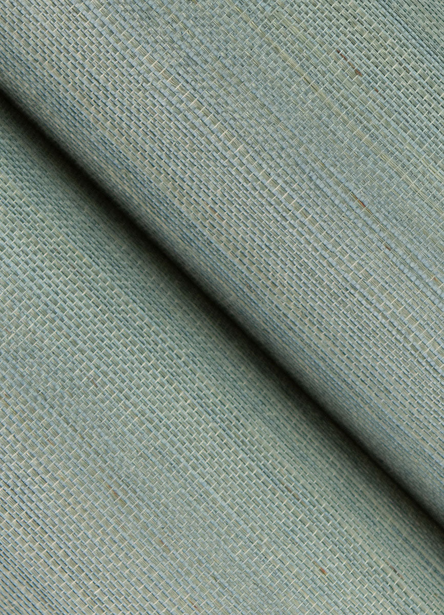 Eade’s Zhejiang Aquamarine Sisal Grasscloth Wallpaper Aquama