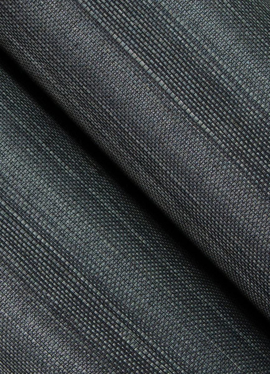 Eade’s Kowloon Charcoal Sisal Wallpaper Charcoal