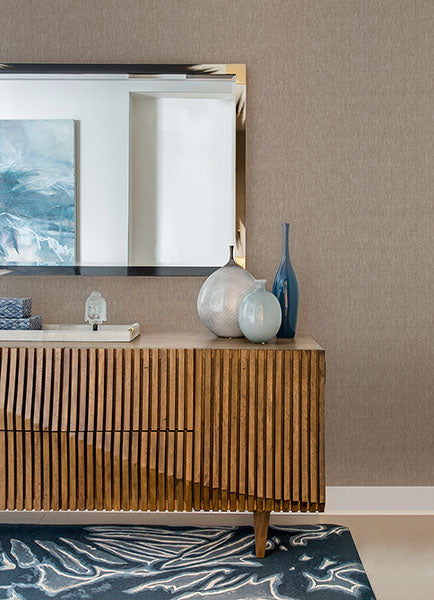 Eade’s Gaoyou Light Grey Paper Weave Wallpaper Light Grey