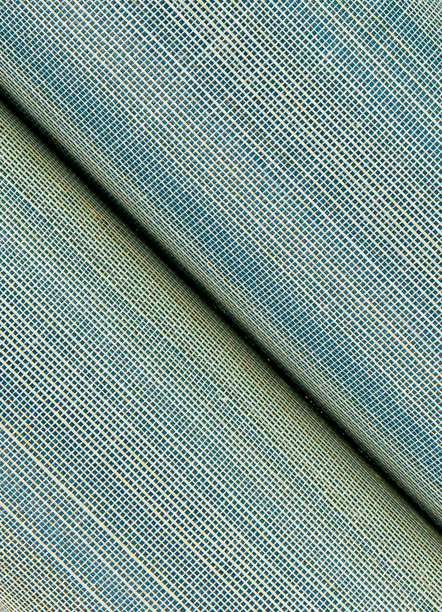 Eade’s Mai Turquoise Grasscloth Wallpaper Turquoise