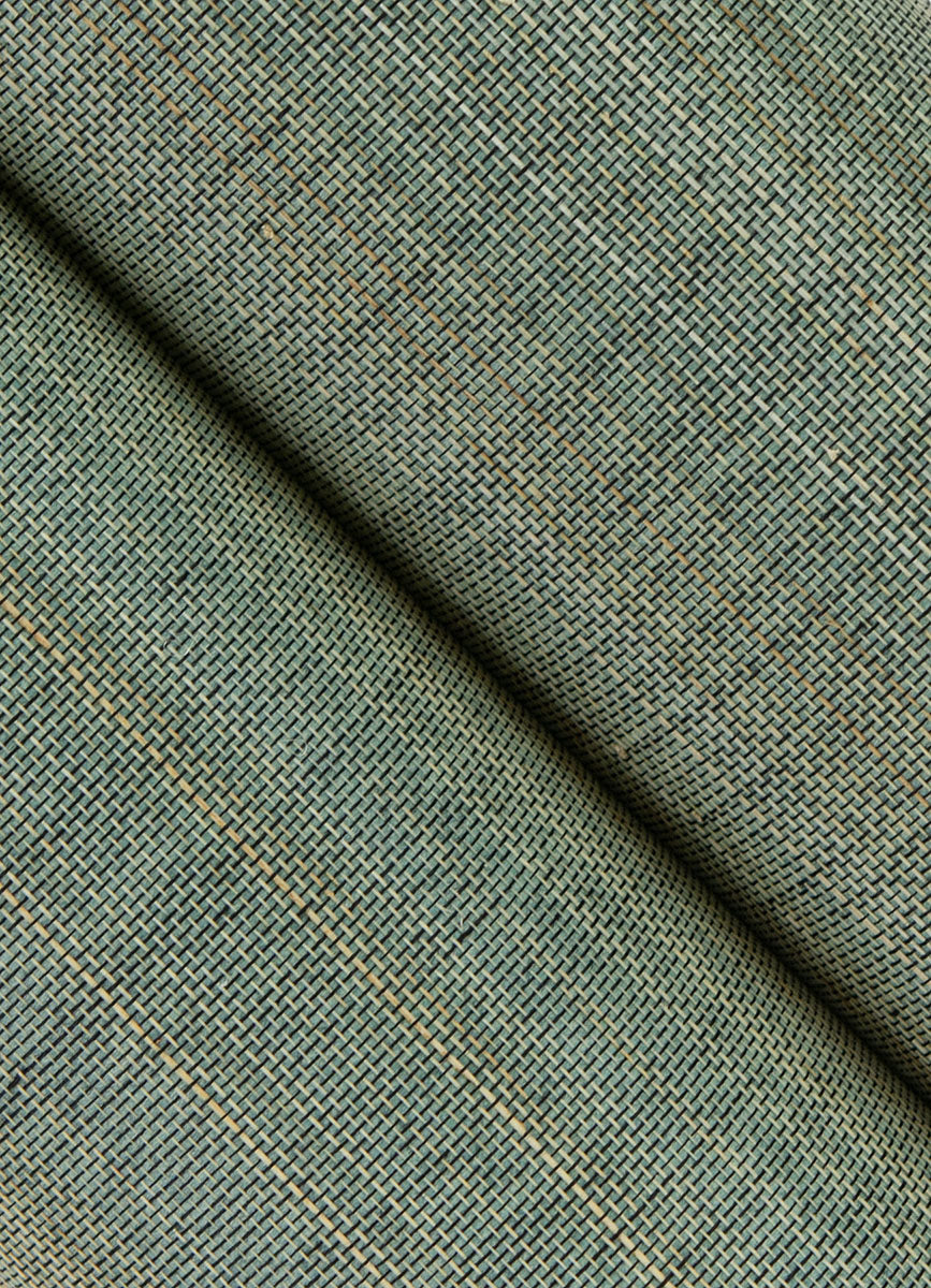 Eade’s Mai Teal Grasscloth Wallpaper Teal