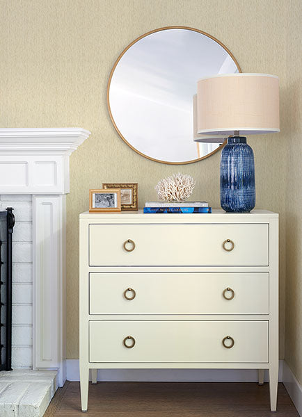 Eade’s Biyu White Paper Weave Wallpaper White