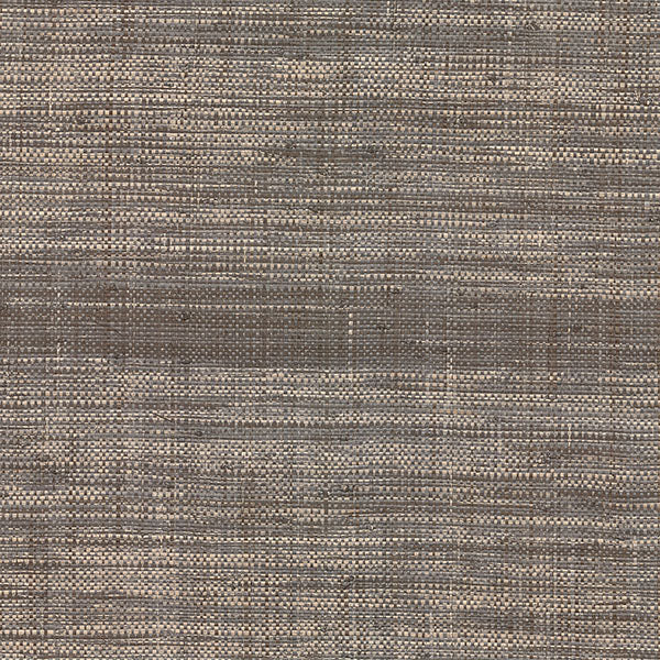 Eade’s Cheng Grey Woven Grasscloth Wallpaper Grey