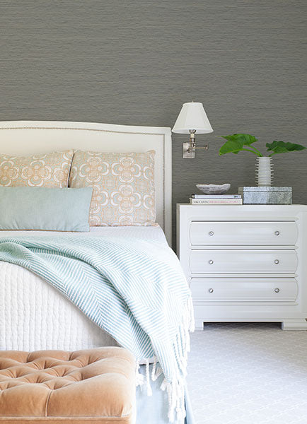 Eade’s Kira Light Grey Hemp Wallpaper Light Grey