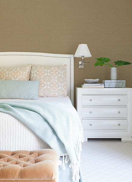 Eade’s Kira Beige Hemp Wallpaper Beige