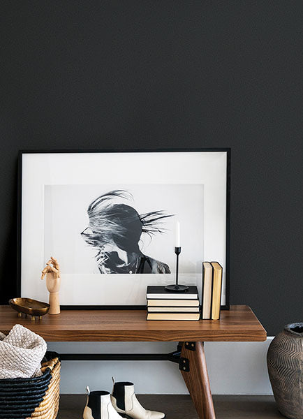 Eade’s Jia Li Black Wool Wallpaper Black