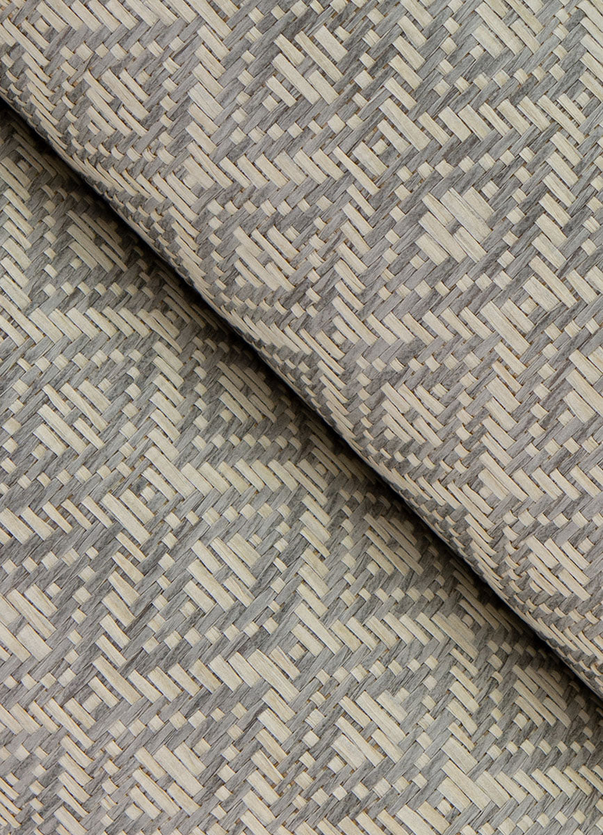 Eade’s Hui Stone Paper Weave Wallpaper Stone