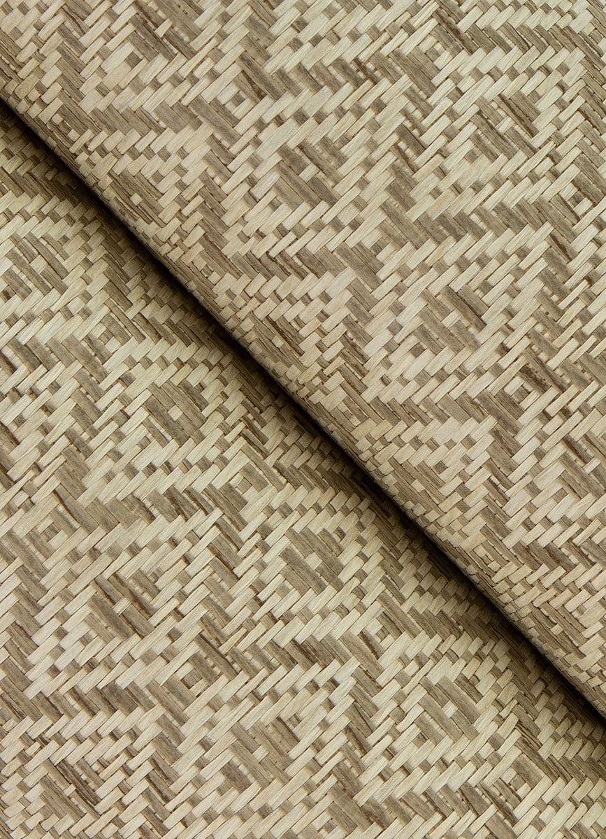 Eade’s Hui Beige Paper Weave Wallpaper Beige