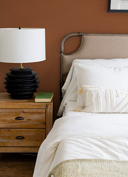 Eade’s Yunri Burnt Sienna Sisal Wallpaper Burnt Sienna