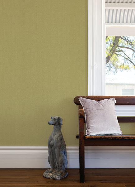 Eade’s Qiaohui Green Petite Weave Wallpaper Green