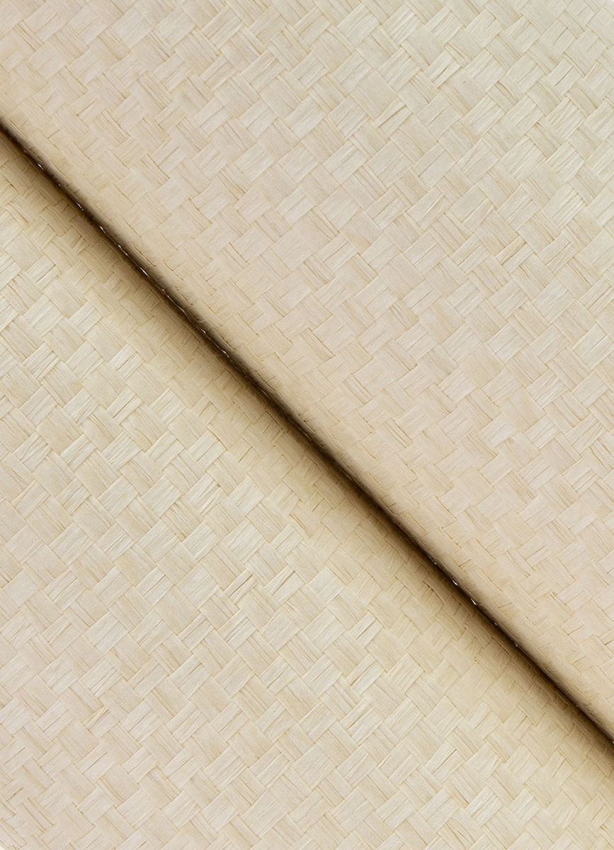 Eade’s Peizhi Ivory Basketweave Wallpaper Ivory