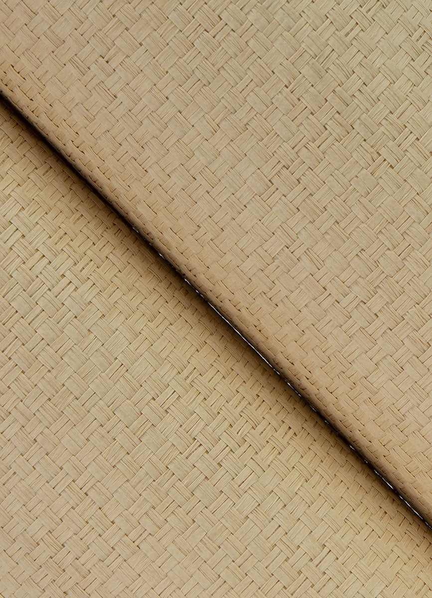 Eade’s Peizhi Khaki Basketweave Wallpaper Khaki