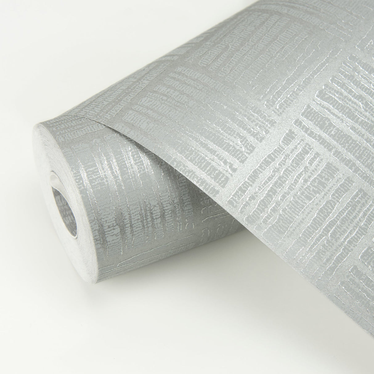 Brewster 2927-10504 Glint Silver Distressed Geometric Wallpaper