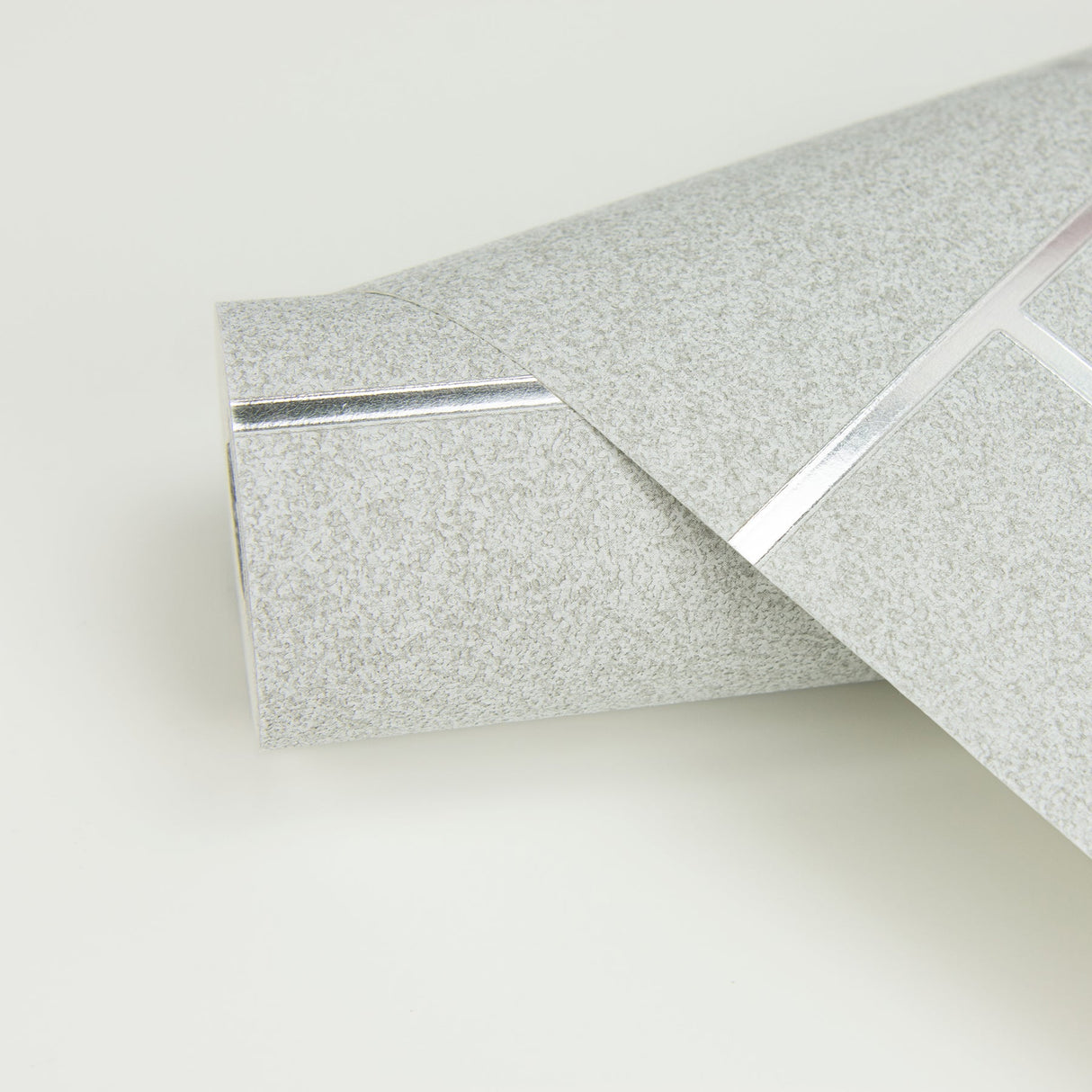 Brewster 2927-42491 Mason Silver Geometric Wallpaper