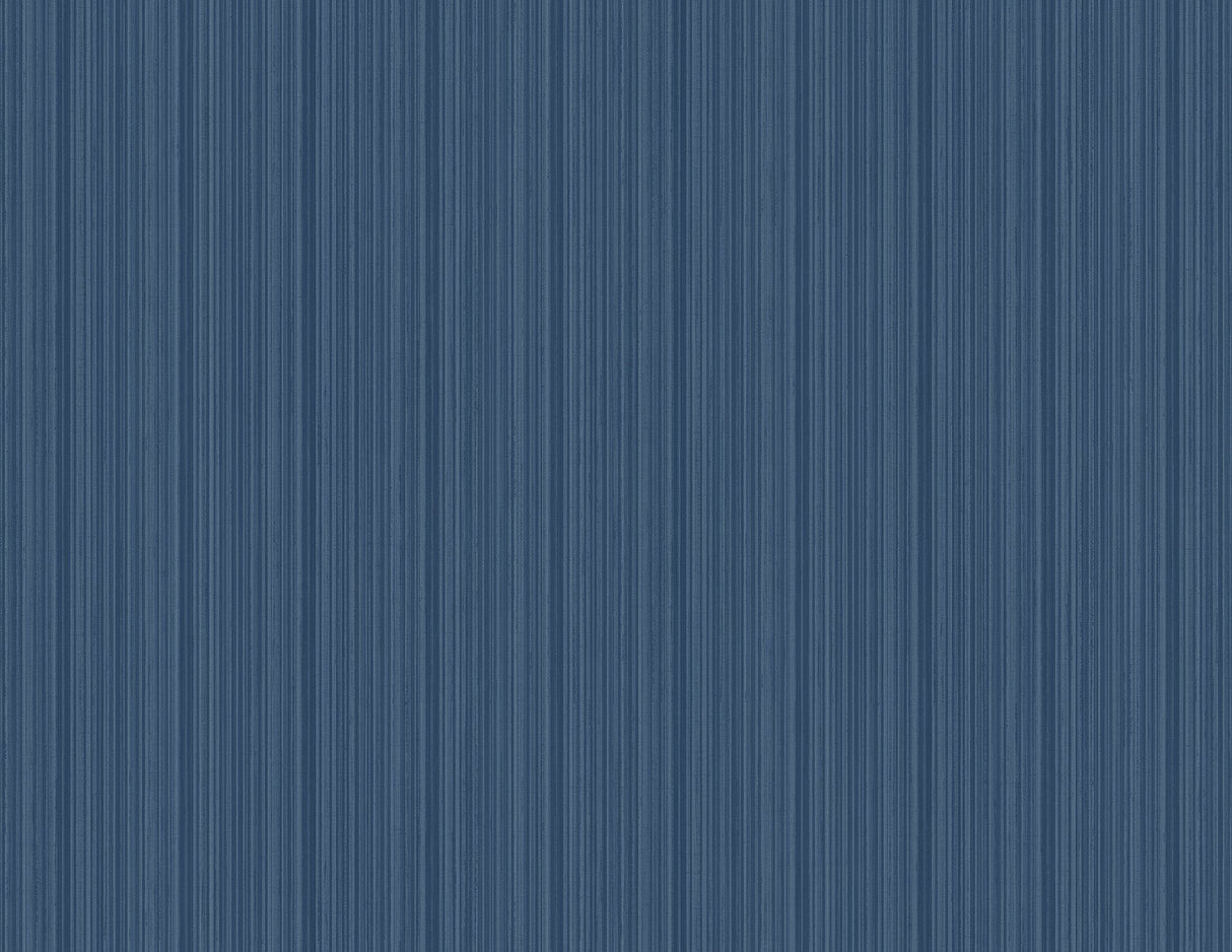 A-Street Prints 2927-80302 Sebasco Denim Vertical Pinstripe Wallpaper
