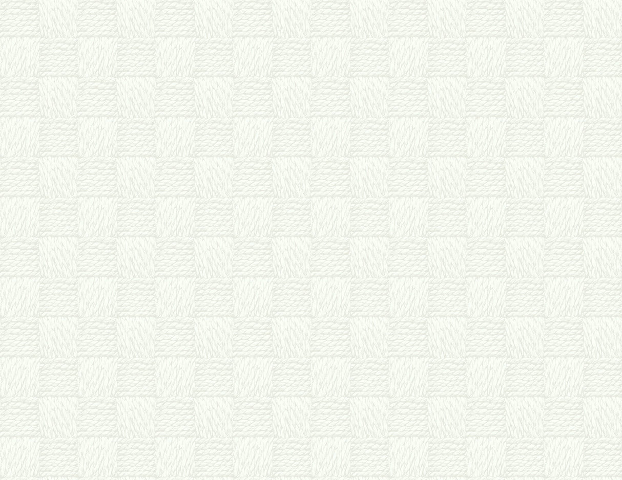 A-Street Prints 2927-80800 Calabash Dove Rope Basketweave Wallpaper