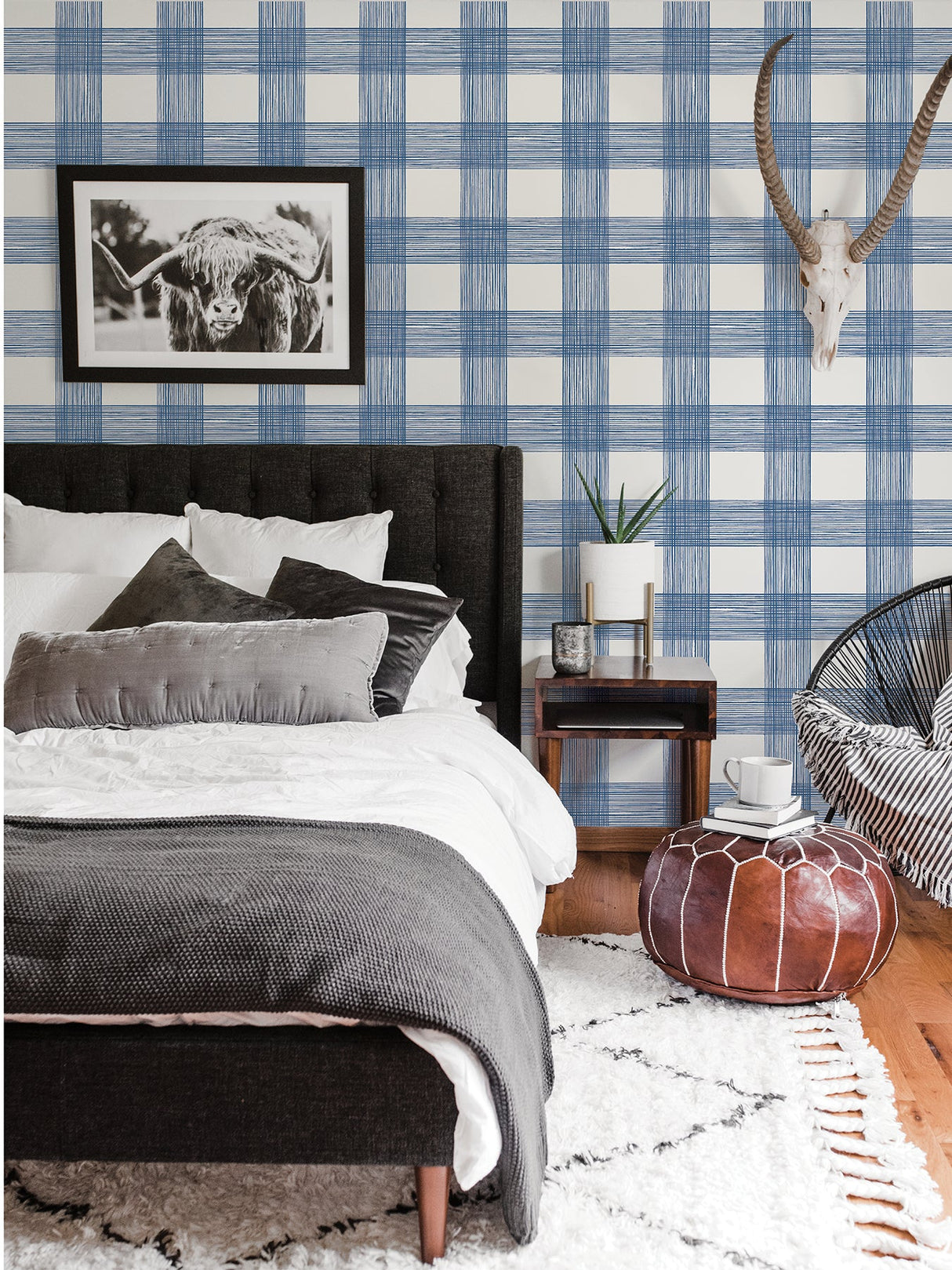 A-Street Prints 2927-80908 Scarborough Striated Plaid Wallpaper - Eade's Wallpaper