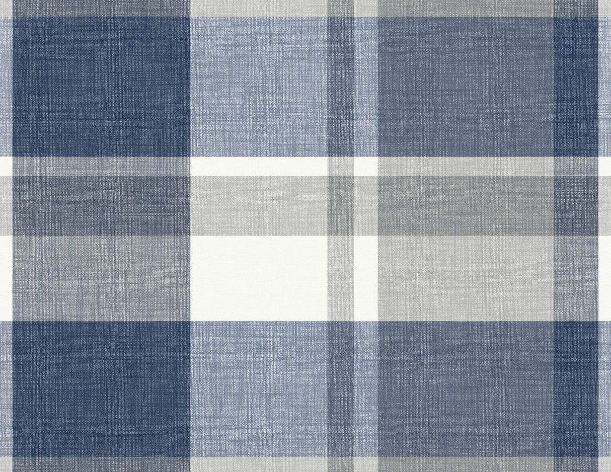 A-Street Prints 2927-81102 Madaket Plaid Wallpaper - Eade's Wallpaper
