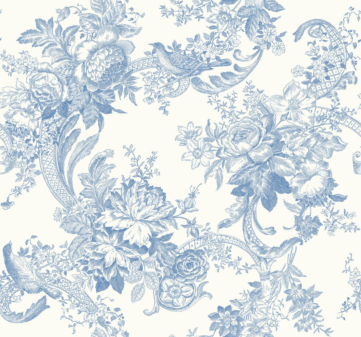 A-Street Prints 2927-81602 Carmel Baroque Florals Wallpaper - Eade's Wallpaper