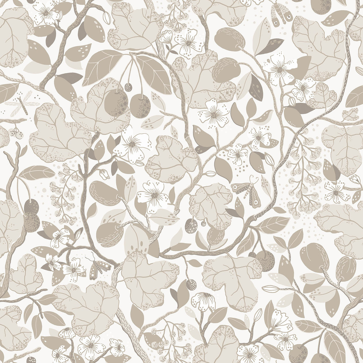 A-Street Prints 2932-65120 Ewald Garden Vines Wallpaper - Eade's Wallpaper
