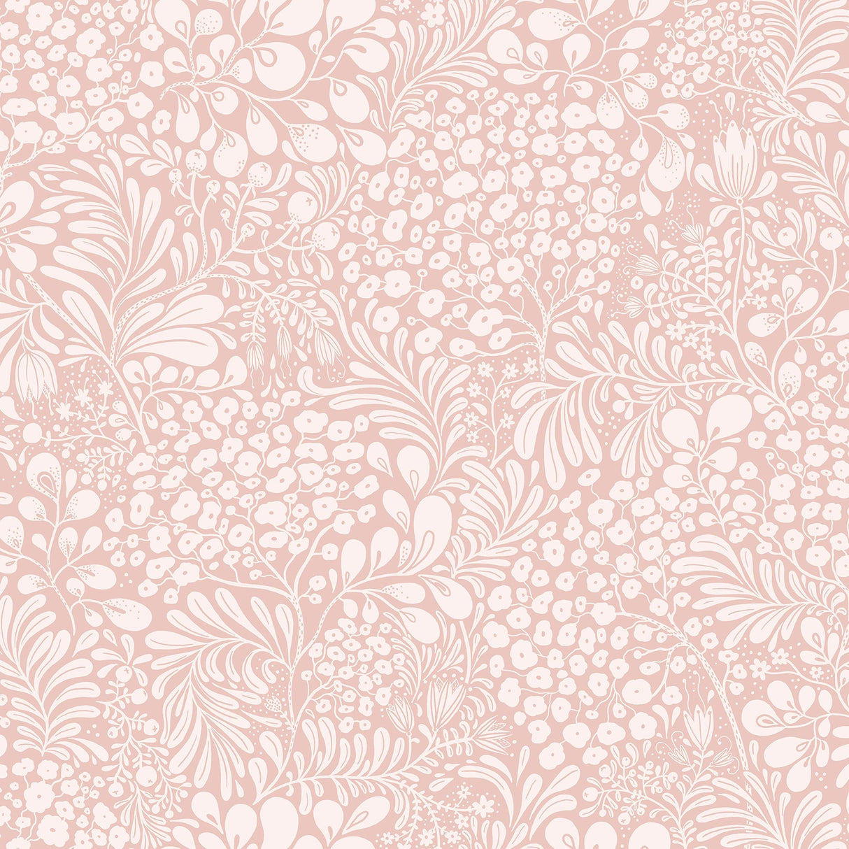 A-Street Prints 2932-65134 Siv Pink Botanical Wallpaper