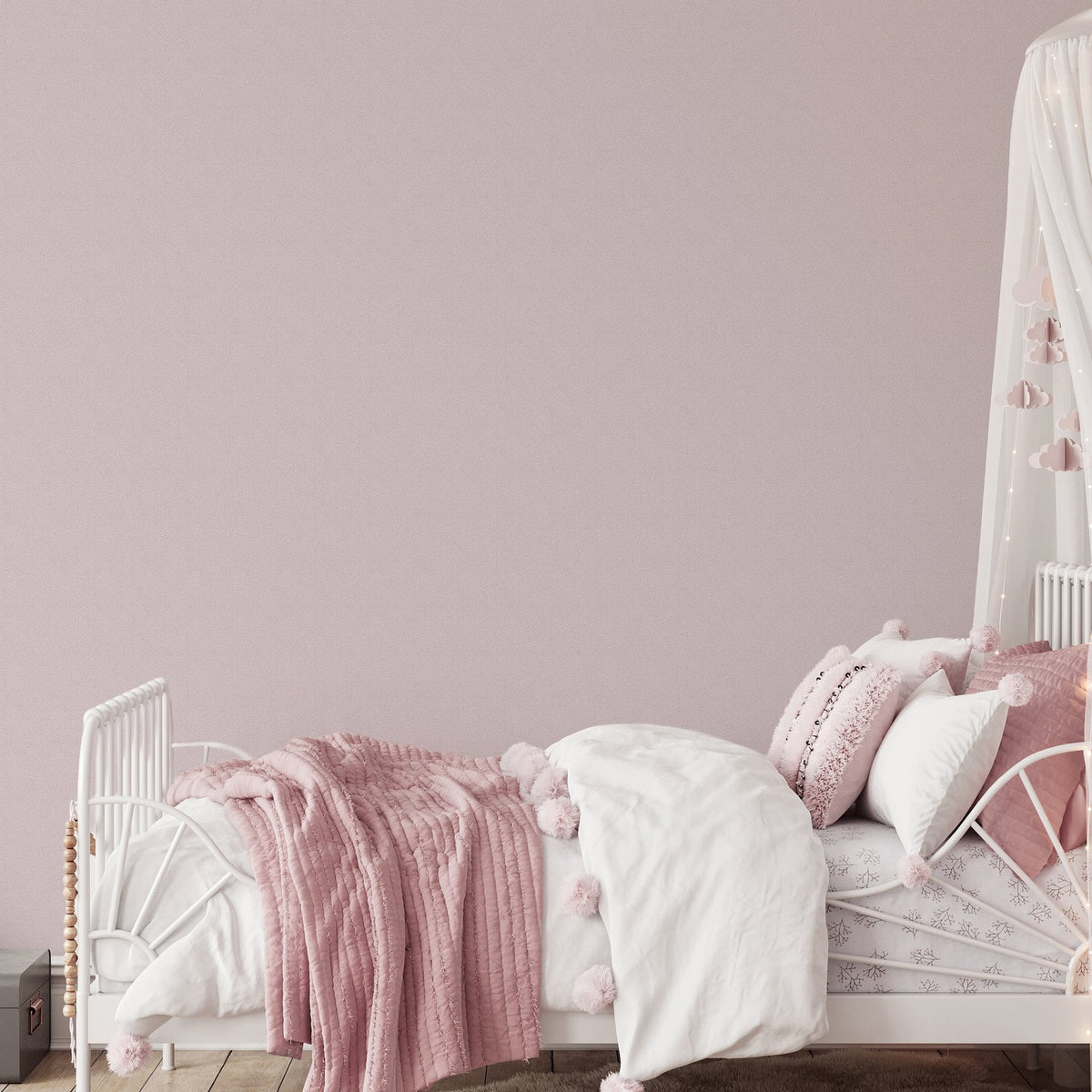 Galerie Bambino Dropy Plain Pink Sidewall 294-1