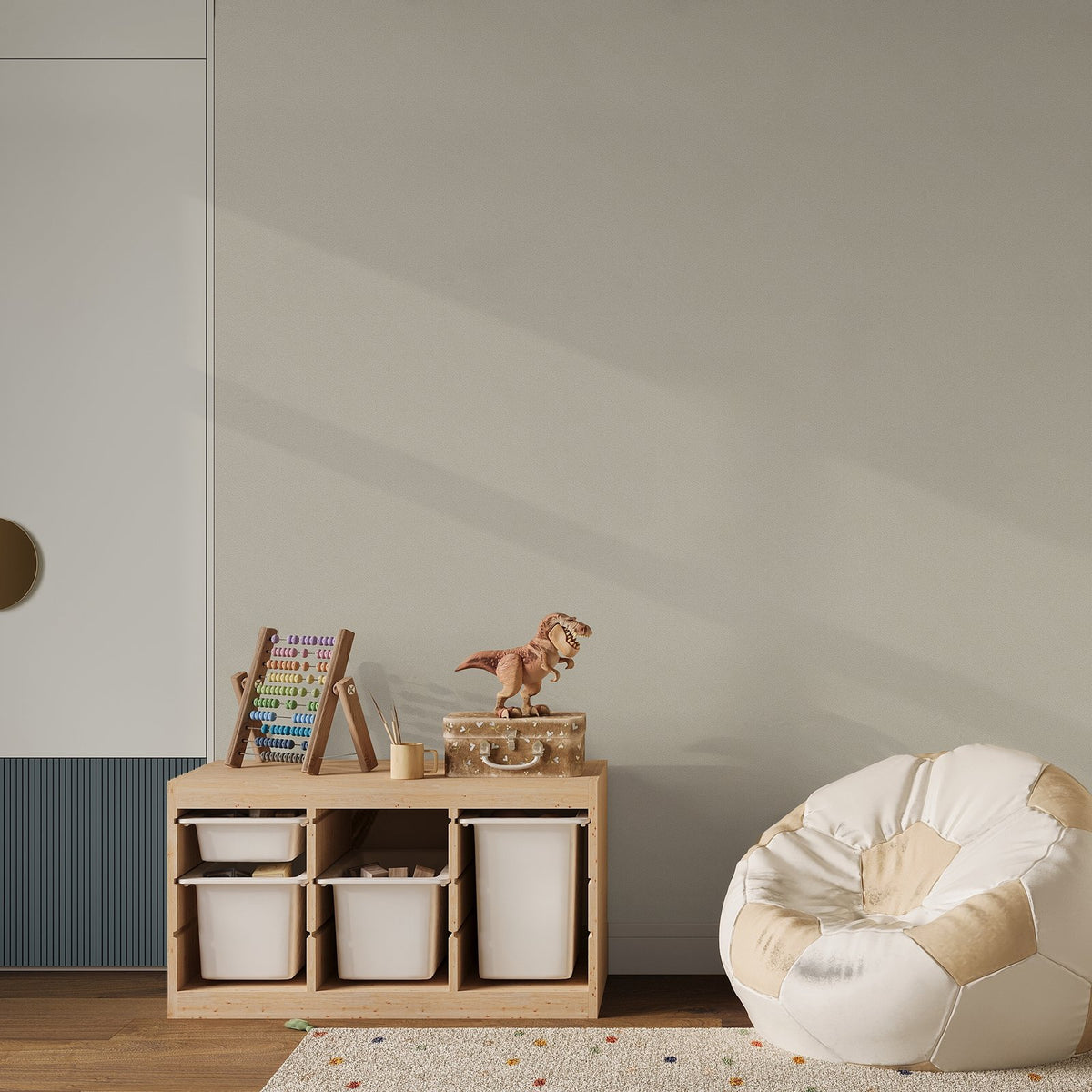 Galerie Bambino Dropy Plain Beige Sidewall 294-3