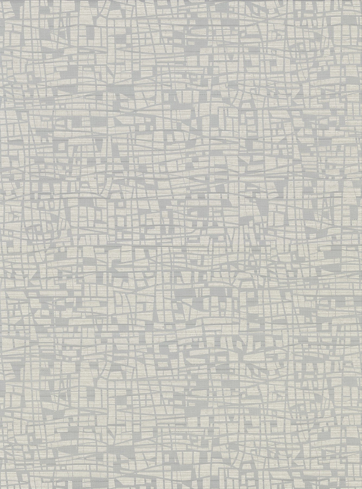 Warner 2945-1114 Tiffany Silver Abstract Geometric Wallpaper