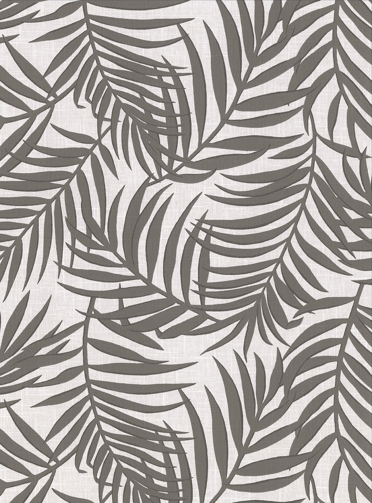 Warner 2945-1133 Lanai Grey Fronds Wallpaper
