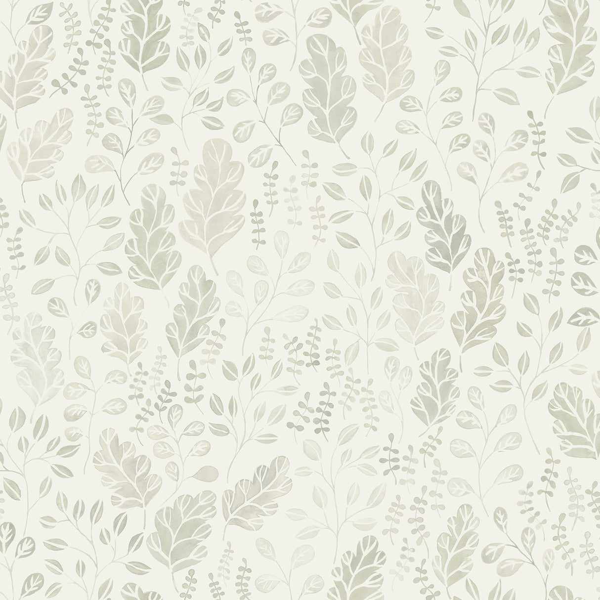 A-Street Prints 2948-27011 Isha Beige Leaf Wallpaper