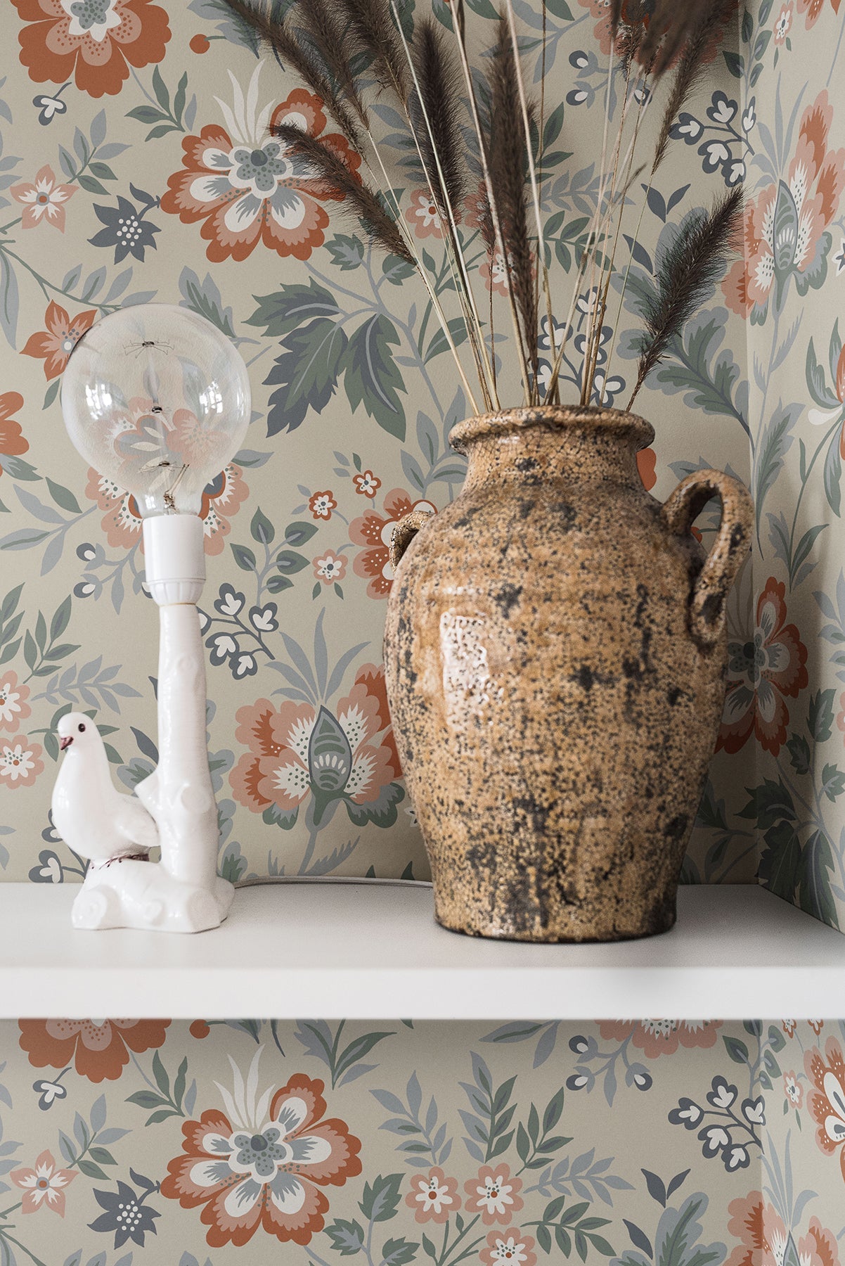 A-Street Prints 2948-28002 Athena Floral Wallpaper - Eade's Wallpaper