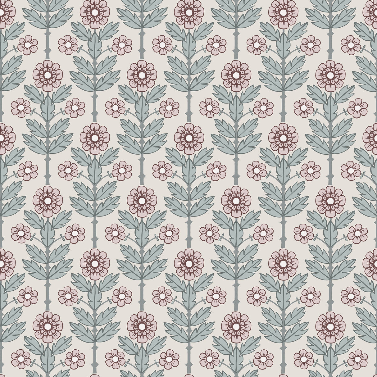 A-Street Prints 2948-28007 Aya Eggshell Floral Wallpaper