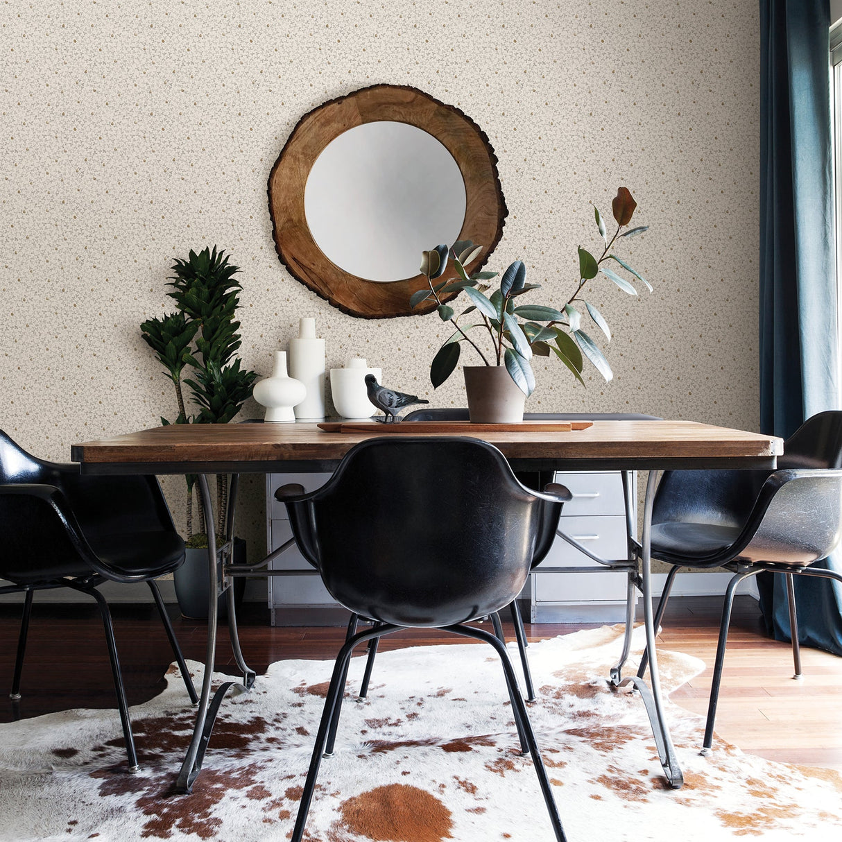 A-Street Prints 2948-28010 Lark White Botanical Wallpaper