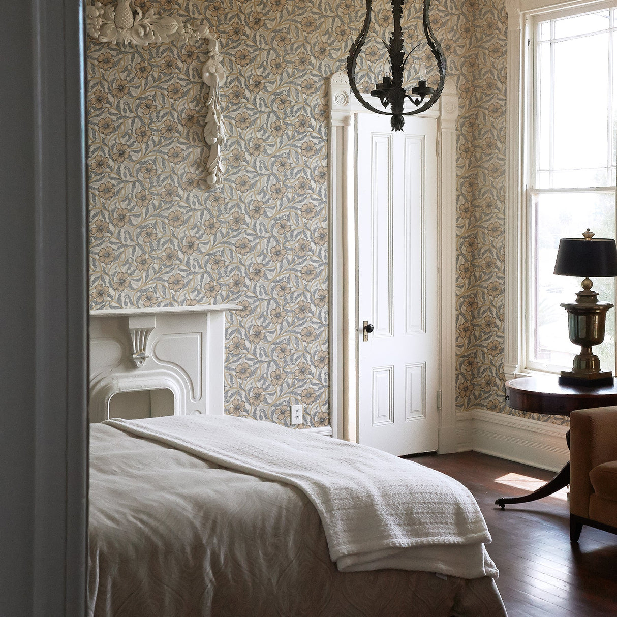 A-Street Prints 2948-28025 Imogen Neutral Floral Wallpaper