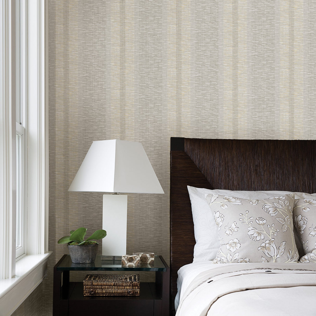 A-Street Prints 2949-60108 Pezula Beige Texture Stripe Wallpaper