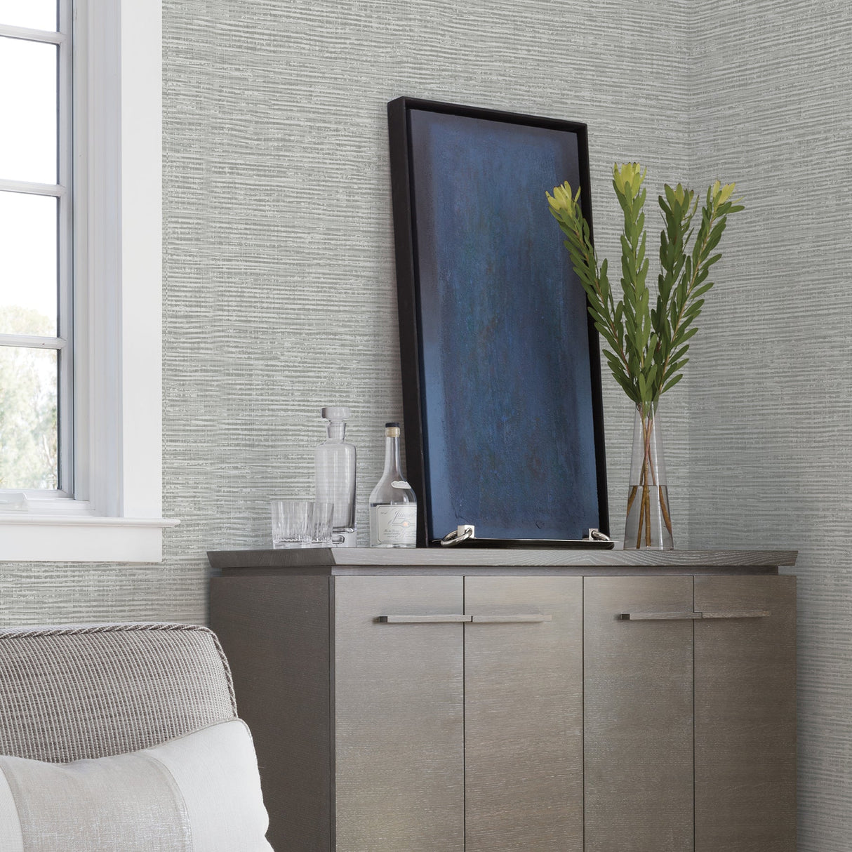 A-Street Prints 2949-60406 Vivanta Grey Texture Wallpaper