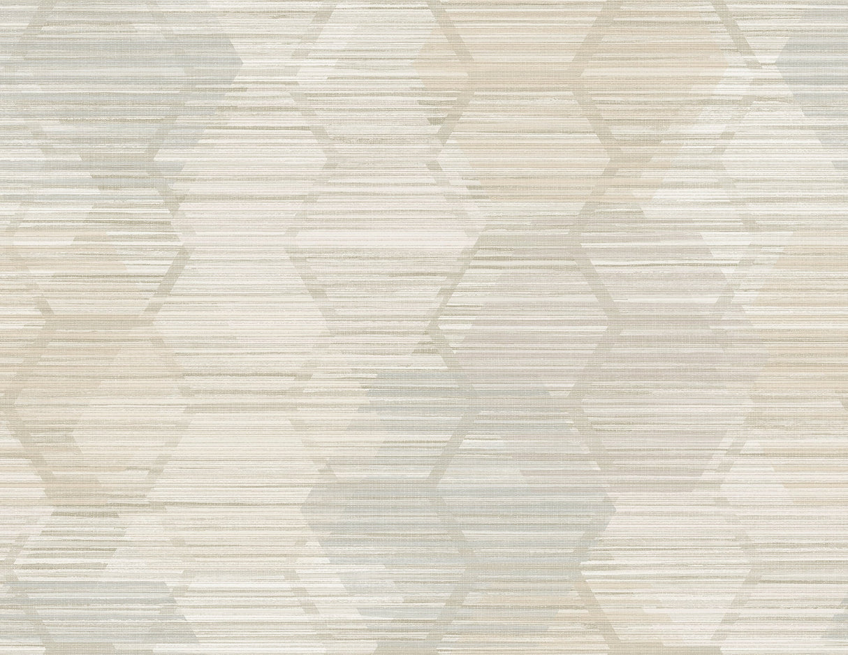 A-Street Prints 2949-60505 Jabari Wheat Geometric Faux Grasscloth Wallpaper